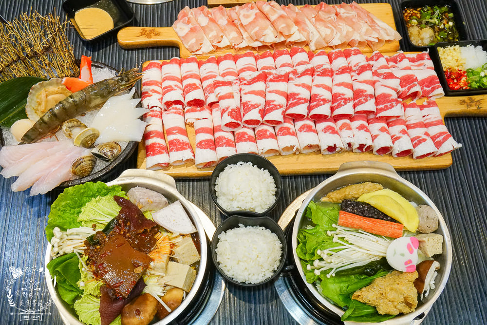 高雄五鮮級平價鍋物|仁武超人氣火鍋!仁雄路上屹立不搖的火鍋店!17盎司肉盤澎湃驚人!