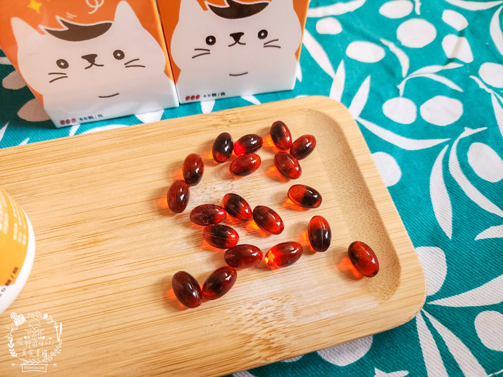 寵物魚油推薦|喵皇奴純萃紅寶石魚油|Omega-3濃度檢驗98.6%!高純度80%游離態蝦紅素，rTG型態更容易吸收！