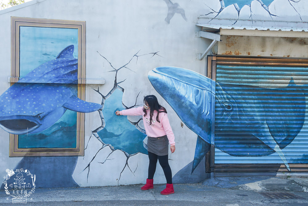 布袋景點[好美里3D彩繪村]嘉義獨一無二隱藏版彩繪村!超KUSO彩繪讓人拍到忘我?