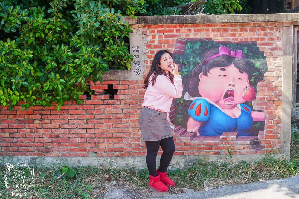 布袋景點[好美里3D彩繪村]嘉義獨一無二隱藏版彩繪村!超KUSO彩繪讓人拍到忘我?