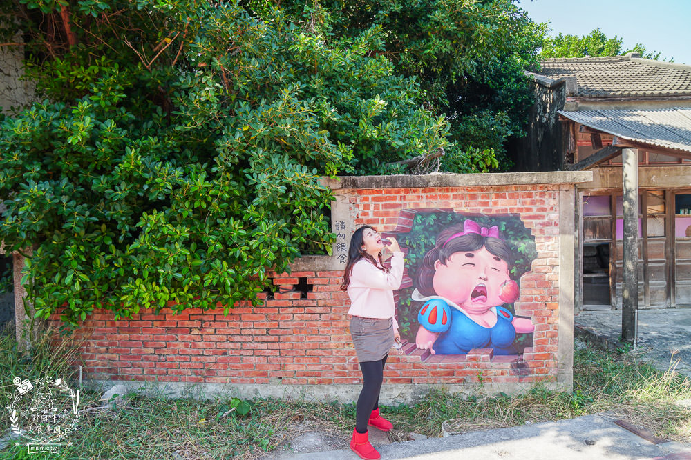 布袋景點[好美里3D彩繪村]嘉義獨一無二隱藏版彩繪村!超KUSO彩繪讓人拍到忘我?