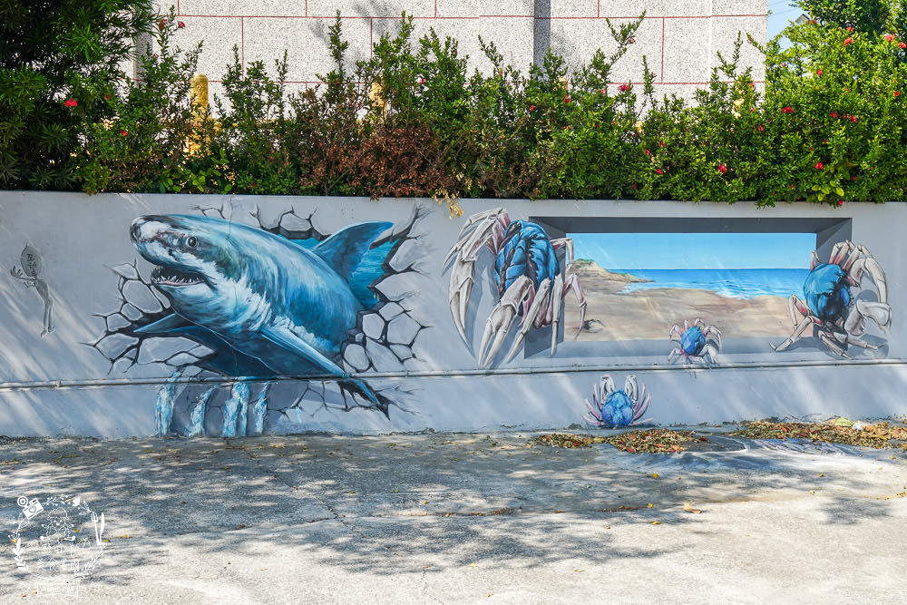 布袋景點[好美里3D彩繪村]嘉義獨一無二隱藏版彩繪村!超KUSO彩繪讓人拍到忘我?