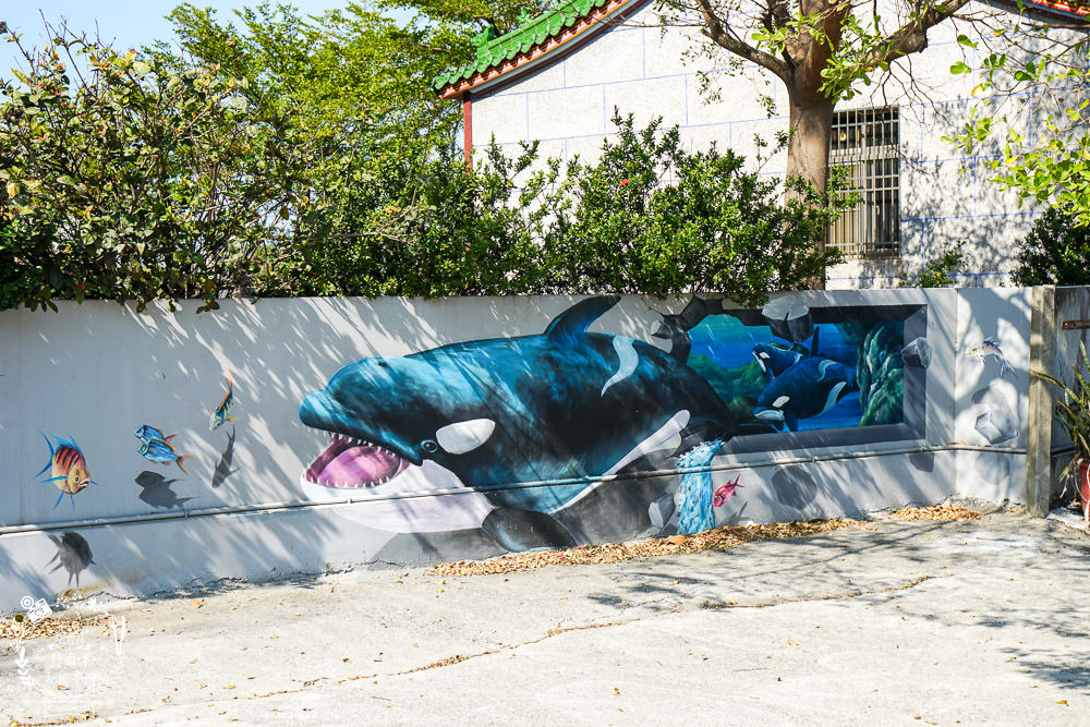 布袋景點[好美里3D彩繪村]嘉義獨一無二隱藏版彩繪村!超KUSO彩繪讓人拍到忘我?