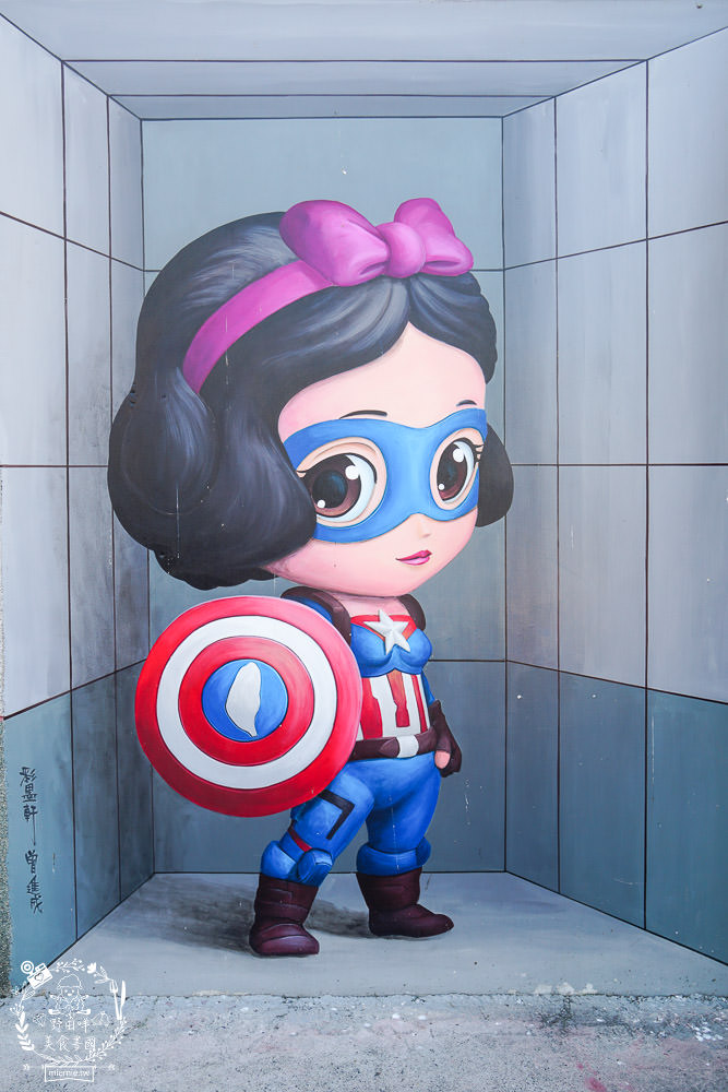 布袋景點[好美里3D彩繪村]嘉義獨一無二隱藏版彩繪村!超KUSO彩繪讓人拍到忘我?