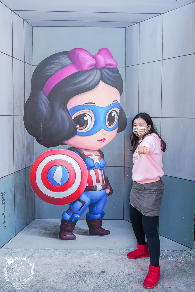 布袋景點[好美里3D彩繪村]嘉義獨一無二隱藏版彩繪村!超KUSO彩繪讓人拍到忘我?