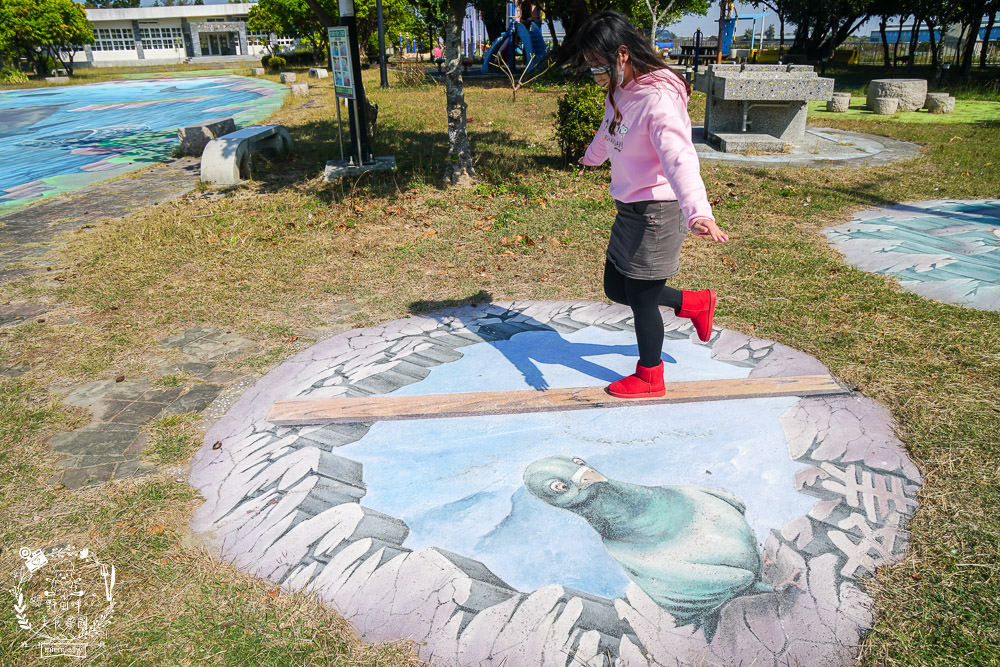 布袋景點[好美里3D彩繪村]嘉義獨一無二隱藏版彩繪村!超KUSO彩繪讓人拍到忘我?