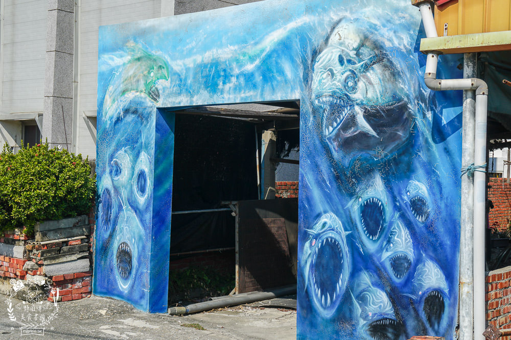 布袋景點[好美里3D彩繪村]嘉義獨一無二隱藏版彩繪村!超KUSO彩繪讓人拍到忘我?