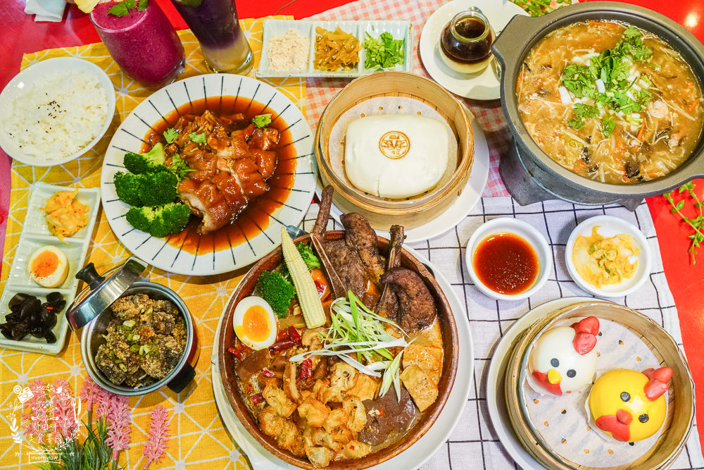 高雄[好飯遇所楠梓店]傳承總舖師30年的辦桌手藝!單身狗居然也能吃辦桌菜?霸氣的戰斧豬湘川麻奶麵銷魂推薦!