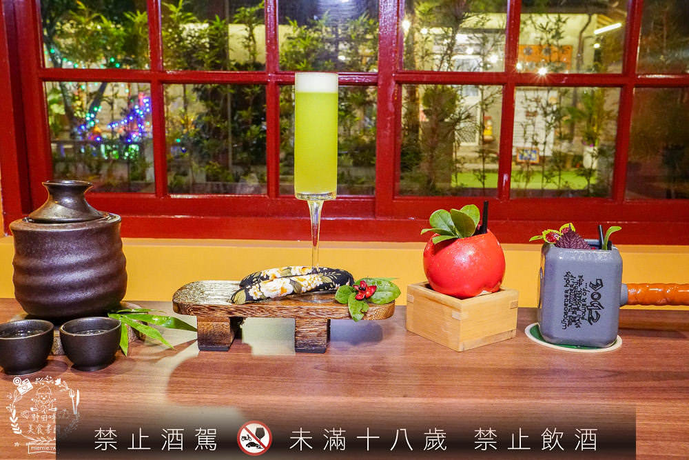 屏東[如煙人文餐酒館]隱藏在勝利星村超好拍的日式居酒屋?彷彿走進華燈初上的拍攝場景?