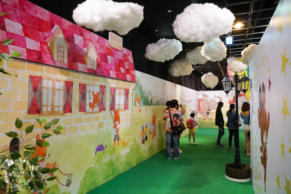 高雄免費展覽[小熊學校的花漾樂園]粉色旋轉咖啡杯+繽紛花海超好拍照!