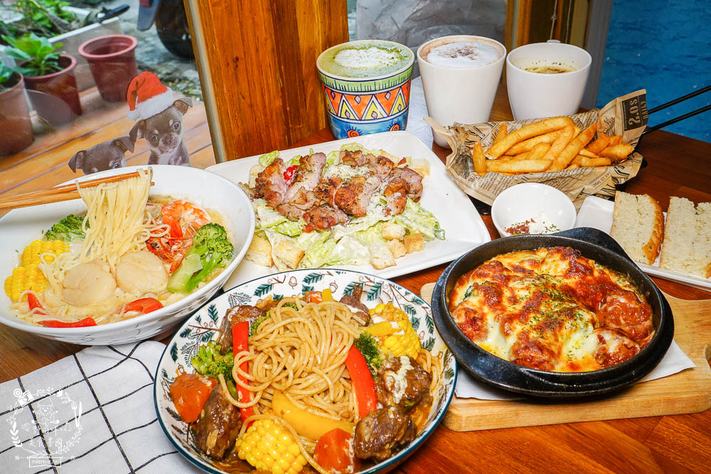 高雄[小義樓]居然有超獨特義大利拉麵?照燒醬香味大噴發?隱藏料理激推!