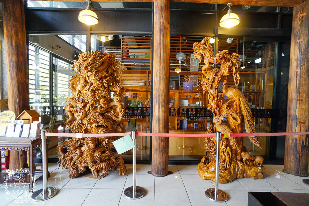 嘉義景點推薦[希諾奇台灣檜木博物館]免費欣賞壯觀的雕刻藝術作品!