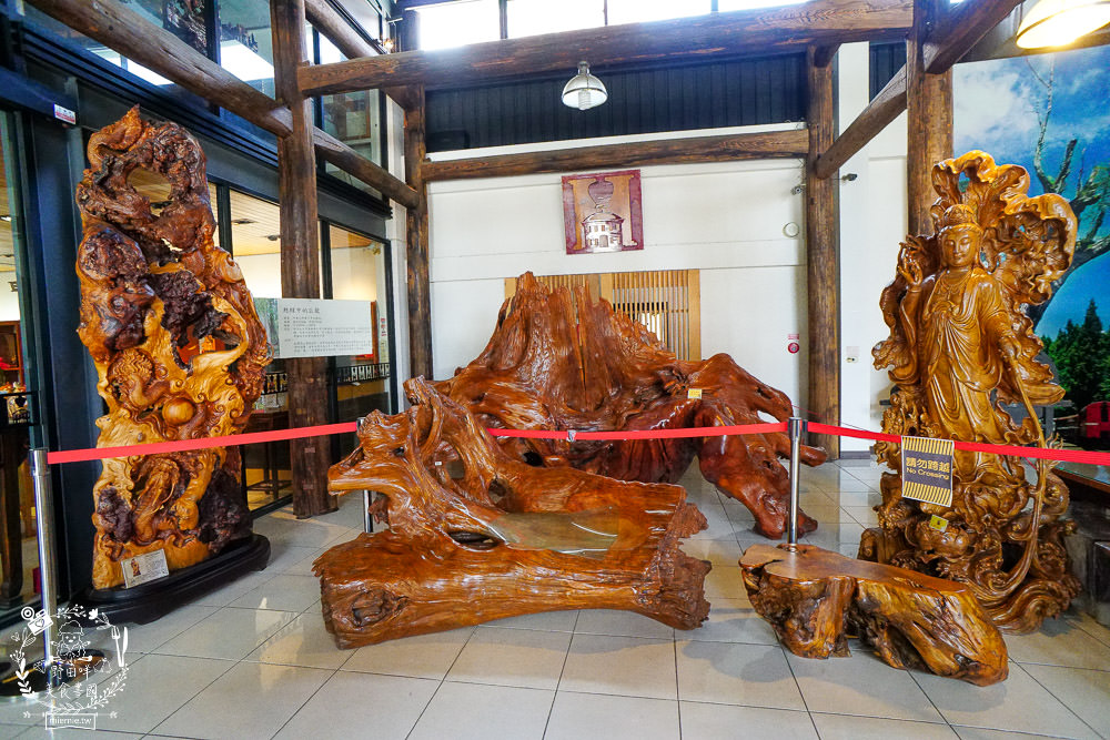 嘉義景點推薦[希諾奇台灣檜木博物館]免費欣賞壯觀的雕刻藝術作品!
