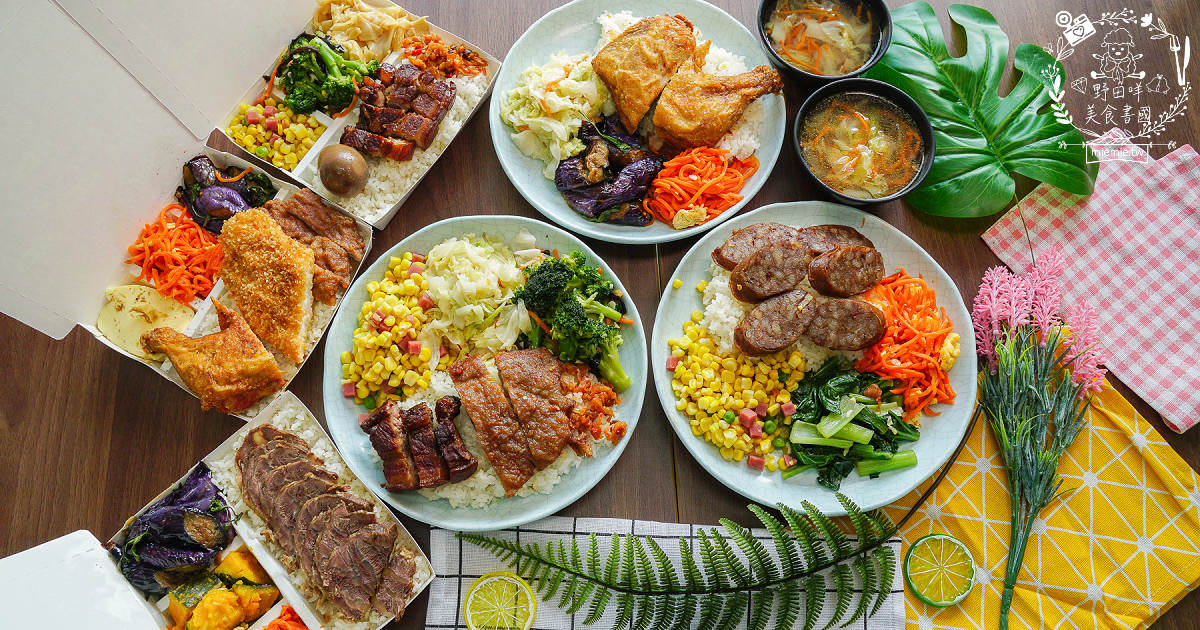 高雄便當推薦[御蕎園排骨飯]三民高CP值便當店!滷肉排骨雙拼人氣推薦!霸氣特餐超豐盛?
