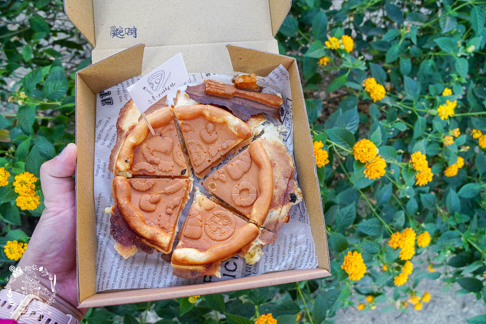 高雄[忘憂手作鷄蛋糕]超可愛的披薩造型雞蛋糕!盒裝雞蛋糕超特別der~