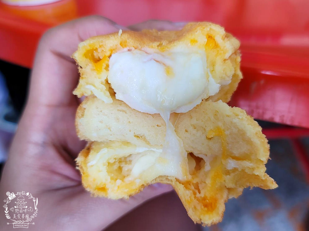 高雄梨大蛋中蛋!旗山老街超人氣必吃美食!香濃的雙重起司+紅麴酵素飼養雞蛋超銷魂!