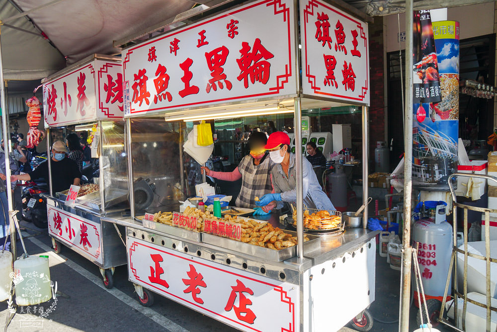 高雄旗津老街美食推薦!超人氣烤魷魚|超獨特泡菜蝦蛋|假日排隊的番薯椪|海產店多到滿出來RRRR~