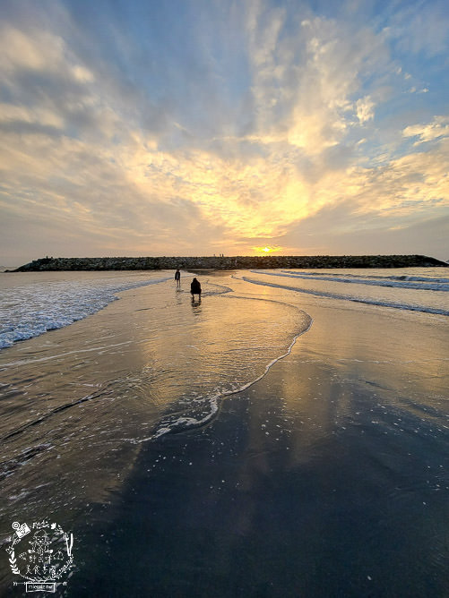 高雄[旗津道沙灘酒店]浩瀚景觀親子住宿/旗津版摩西分海導覽旅遊