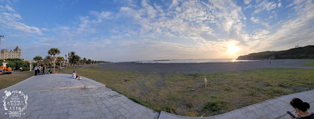 高雄[旗津道沙灘酒店]浩瀚景觀親子住宿/旗津版摩西分海導覽旅遊