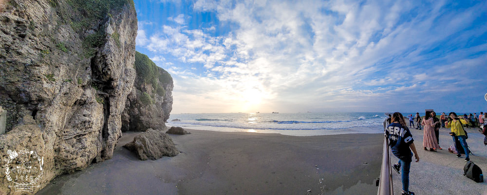 高雄[旗津道沙灘酒店]浩瀚景觀親子住宿/旗津版摩西分海導覽旅遊