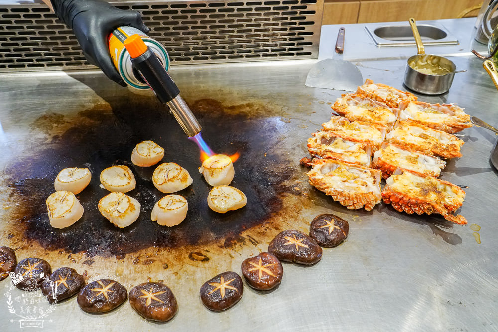 台北一位難求的無菜單鐵板燒料理明水然・樂-無菜單鐵板燒來高雄囉!高雄生日餐廳推薦!