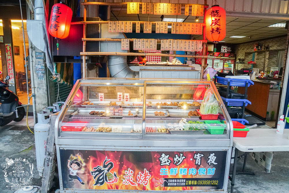 枋寮美食推薦[龍炭烤熱炒火鍋]枋寮欣賞港邊船隻與夕陽餘暉的景觀餐廳!午仔魚一夜干人氣必點!