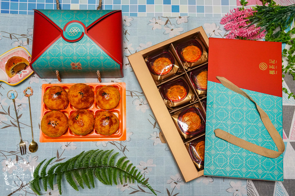 2022月餅推薦[楓茶記]新推出超濃郁洪水瀑布黑芝麻流心月餅!每年秒殺的港式手工菠蘿蛋黃酥+超爆漿的流心奶黃月餅