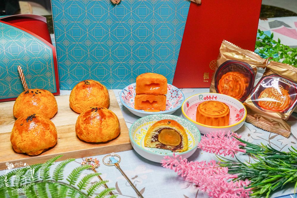 2022月餅推薦[楓茶記]新推出超濃郁洪水瀑布黑芝麻流心月餅!每年秒殺的港式手工菠蘿蛋黃酥+超爆漿的流心奶黃月餅