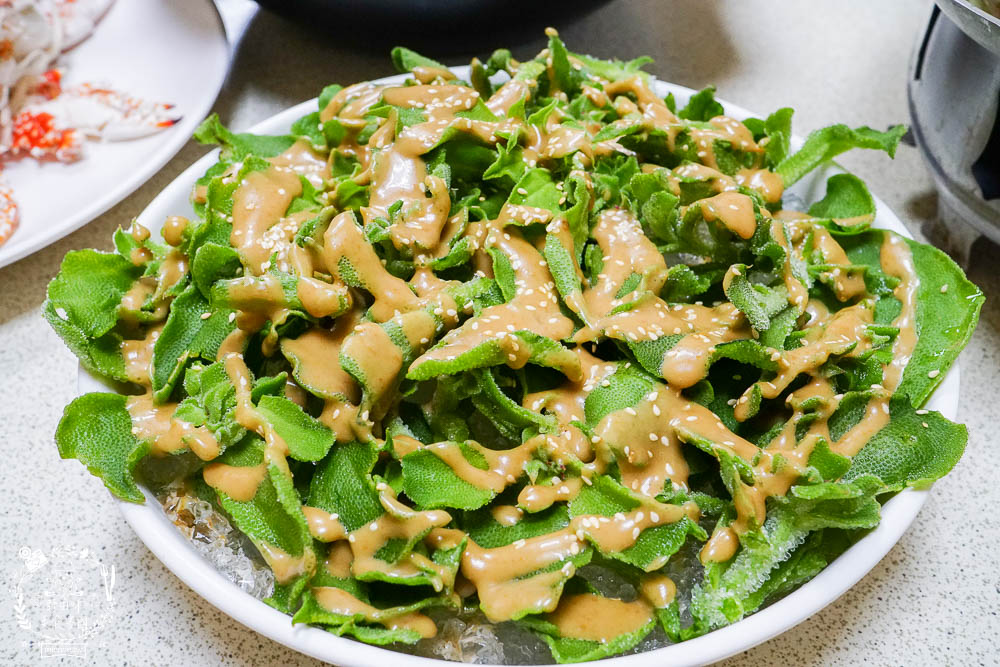 高雄[海旺澎湖海鮮]超多澎湖限定海鮮!無菜單海鮮料理讓人驚艷!超獨特冰花菜震撼味蕾!