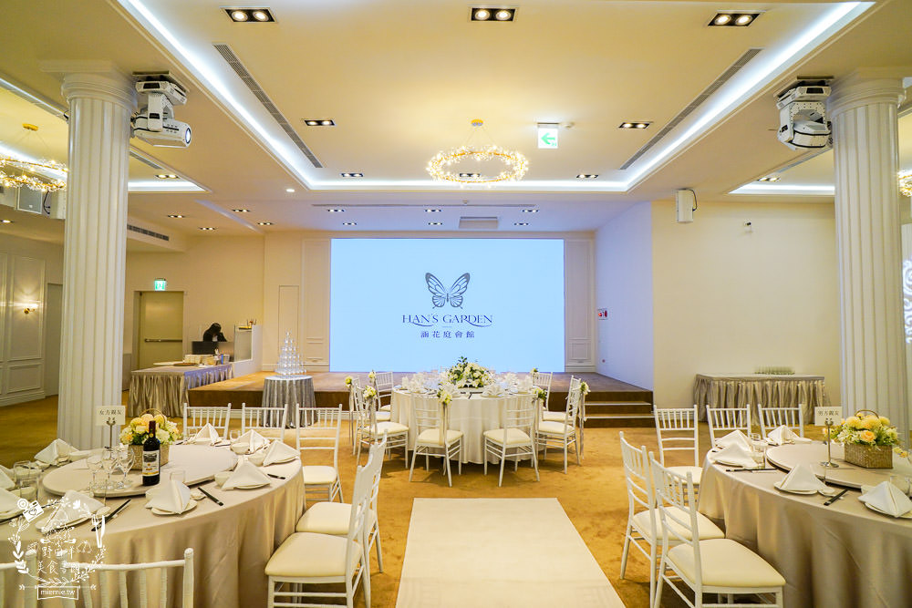 台南婚宴會場[涵花庭會館]超夢幻純白的歐風會館!婚禮場所或節慶活動包場超合適!