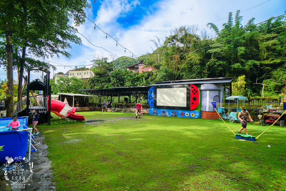 南投[溪部好呆庄主題渡假莊園]超適合親子的豪華露營拖車|野宿馬車帳篷體驗|超多趣味活動親子露營