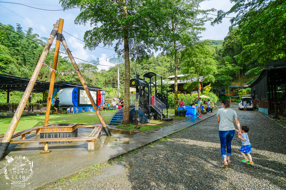 南投[溪部好呆庄主題渡假莊園]超適合親子的豪華露營拖車|野宿馬車帳篷體驗|超多趣味活動親子露營