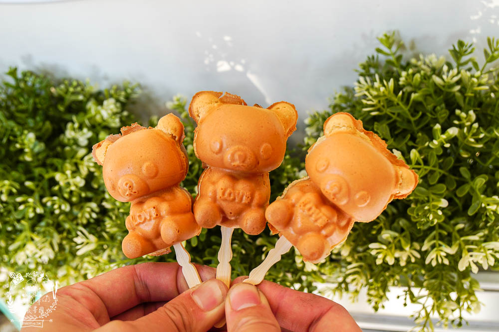 高雄[熊屋咭脆皮牛奶雞蛋糕]超療癒又可愛的熊熊造型雞蛋糕!4個才35元?限定口味珍珠奶茶,玉米濃湯超奇特!