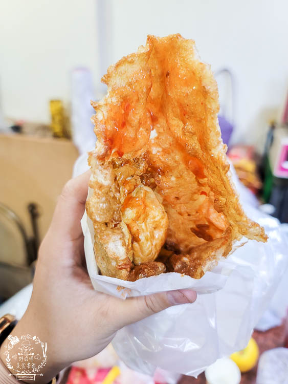 高雄隱藏版夜市[牛潮埔夜市]每周三才有的小夜市!超多人氣排隊美食!炸彈蔥油餅+沙威瑪+QQ球+東山鴨頭+酥炸大魷魚必吃!