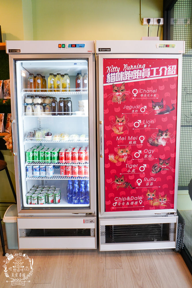秋樂主義貓咪跑跑咖啡廳Kitty Running|台中超萌Q的貓咪咖啡廳!超多貓咪陪你玩翻天!