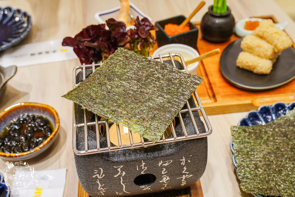 高雄[小泉聚場]超有趣DIY塞到炸開蝦手捲!石燒拌炒香氣濃郁迷人!