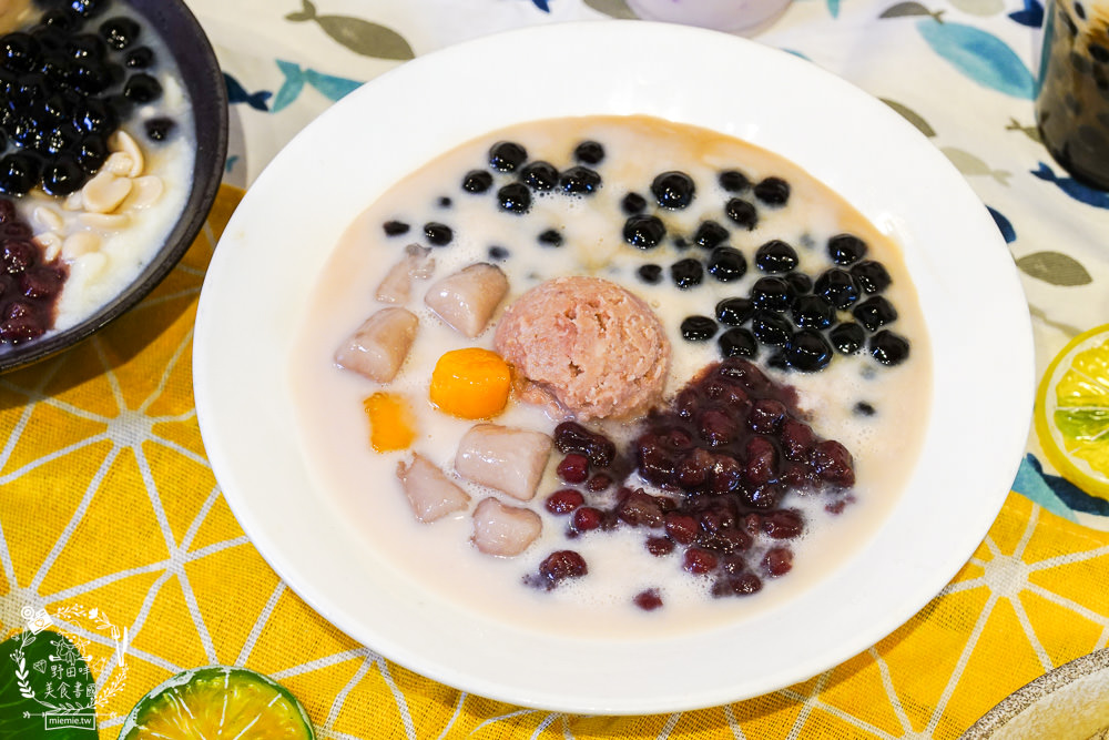 高雄[芋花園大豐店]零澱粉豆花品嘗起來無負擔!小芋圓芋頭沙美到像一幅油畫?三民甜品飲料店推薦!