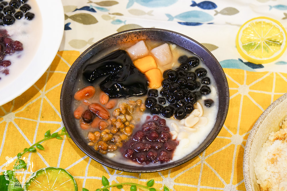 高雄[芋花園大豐店]零澱粉豆花品嘗起來無負擔!小芋圓芋頭沙美到像一幅油畫?三民甜品飲料店推薦!