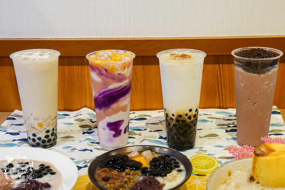 高雄[芋花園大豐店]零澱粉豆花品嘗起來無負擔!小芋圓芋頭沙美到像一幅油畫?三民甜品飲料店推薦!