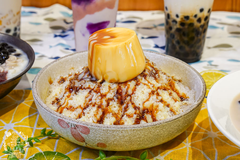 高雄[芋花園大豐店]零澱粉豆花品嘗起來無負擔!小芋圓芋頭沙美到像一幅油畫?三民甜品飲料店推薦!