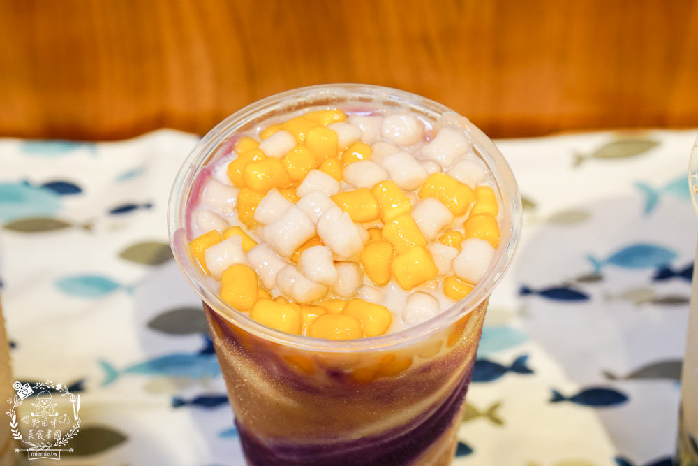 高雄[芋花園大豐店]零澱粉豆花品嘗起來無負擔!小芋圓芋頭沙美到像一幅油畫?三民甜品飲料店推薦!
