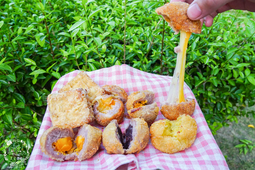 高雄[芋見蘇媽媽-五甲白糖粿]超人氣爆漿起司芋泥球無敵牽絲!假日要排隊一小時?CP值超高銅板美食!