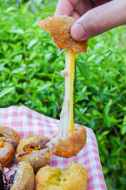 高雄[芋見蘇媽媽-五甲白糖粿]超人氣爆漿起司芋泥球無敵牽絲!假日要排隊一小時?CP值超高銅板美食!