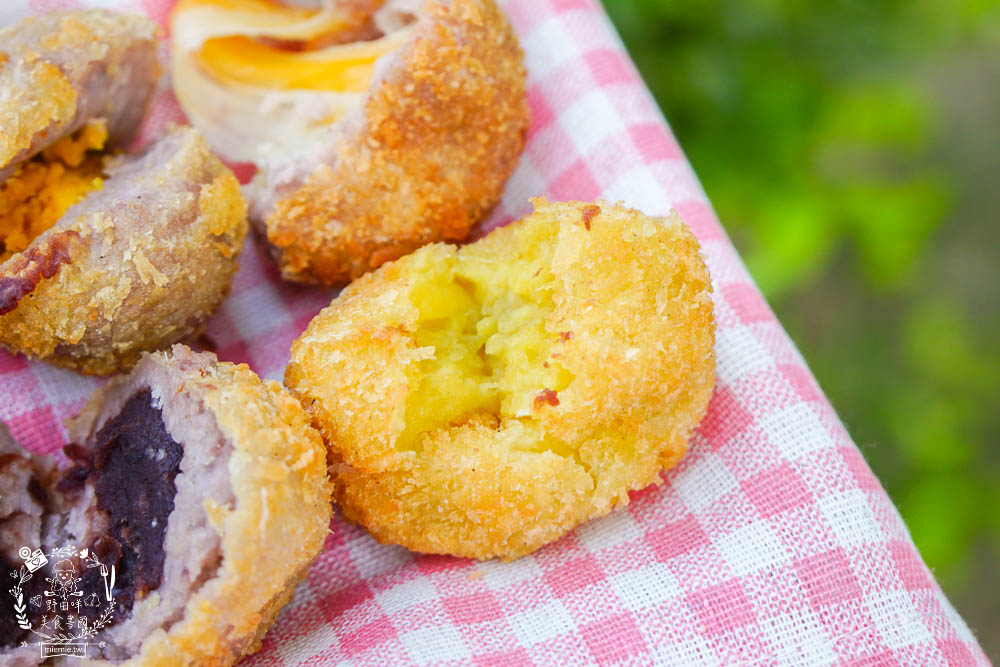 高雄[芋見蘇媽媽-五甲白糖粿]超人氣爆漿起司芋泥球無敵牽絲!假日要排隊一小時?CP值超高銅板美食!