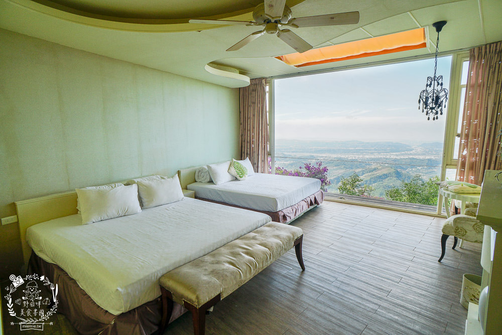 台中景觀住宿[若茵農場]第一名人氣秘境!浪漫夜景x絕美雲海x絢爛夕陽x蔚藍天空~超紓壓休閒景點