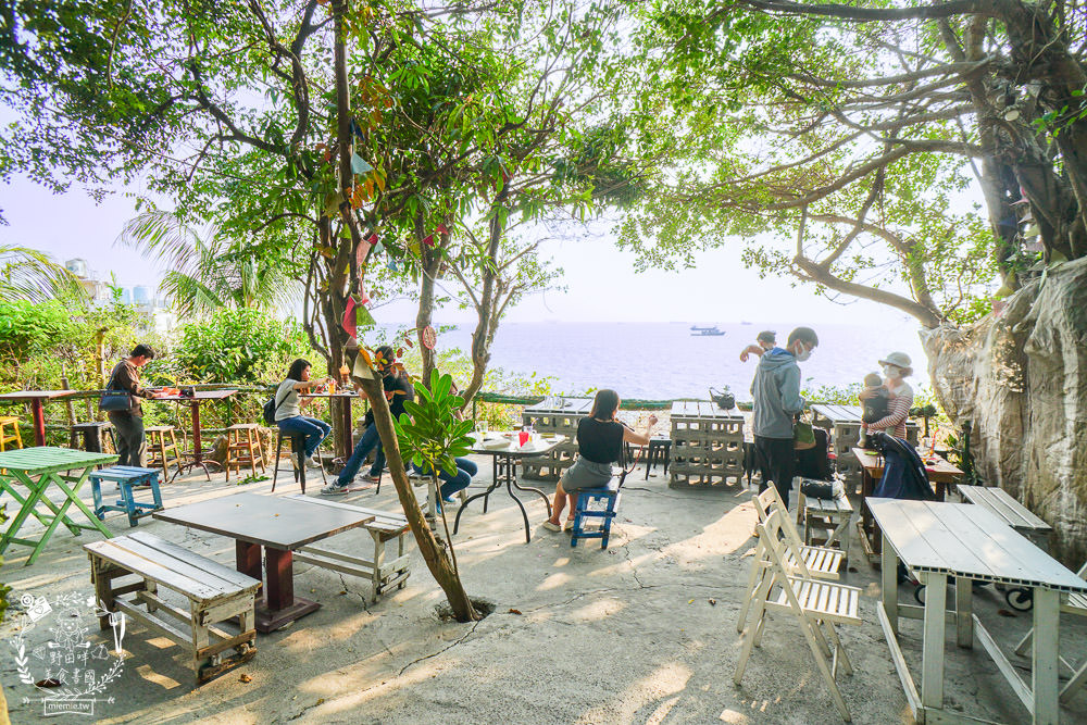 高雄柴山萊加呵景觀咖啡廳!遼闊海景一望無際x療癒下午茶超香甜!柴山景觀餐廳推薦!