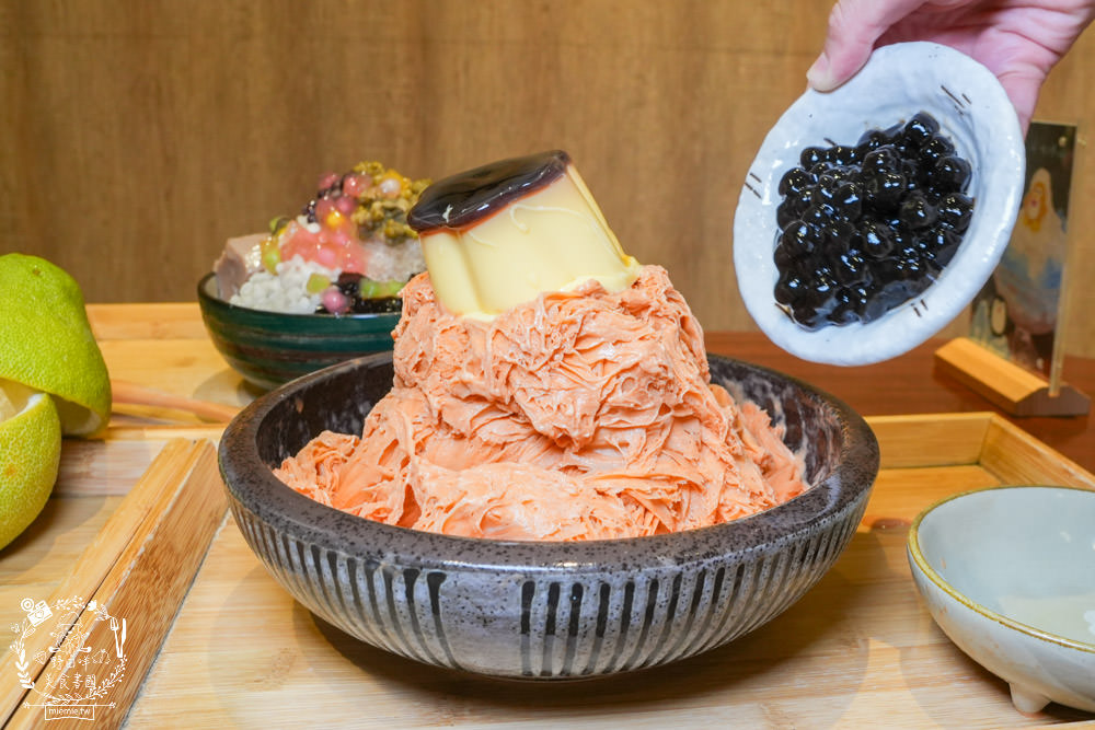 高雄[裕豐冰堂]隱藏在鳳山的高CP值創意雪花冰!中秋限定的柚見月圓雪花冰好拍又好吃!