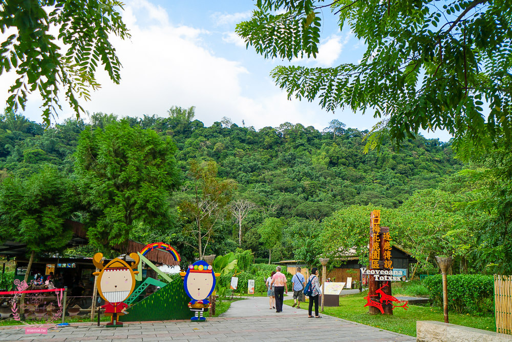 嘉義[逐鹿傳說梅花鹿園區]超可愛的梅花鹿餵食體驗!親子旅遊的好去處!