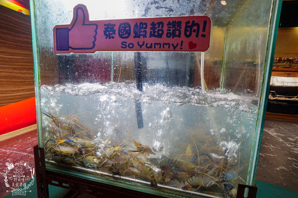 高雄[進吉泰國蝦海鮮炭烤吃到飽]鮮魚+牡蠣+現切肉片爽爽吃！