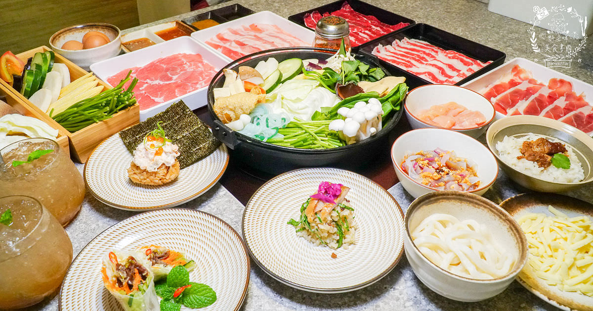 高雄[錨屋壽喜燒]顛覆大眾的高貴不貴精緻壽喜燒?精巧甜點與夢幻裝潢深得少女心!